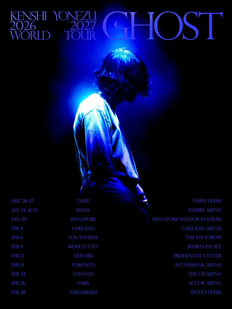 KENSHI YONEZU 2026-2027 WORLD TOUR GHOST 포스터